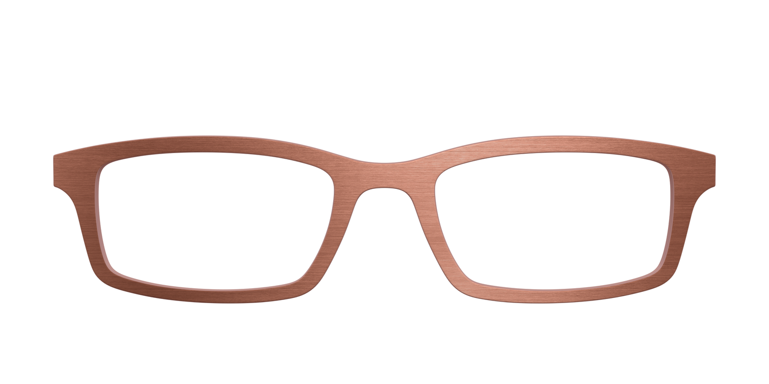 The Brushed Champagne - Front Top Image - Pair Eyewear