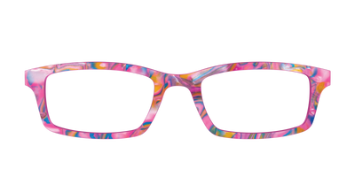 The Bubble Gum Pearl Marble - Front Top Thumbnail - Pair Eyewear
