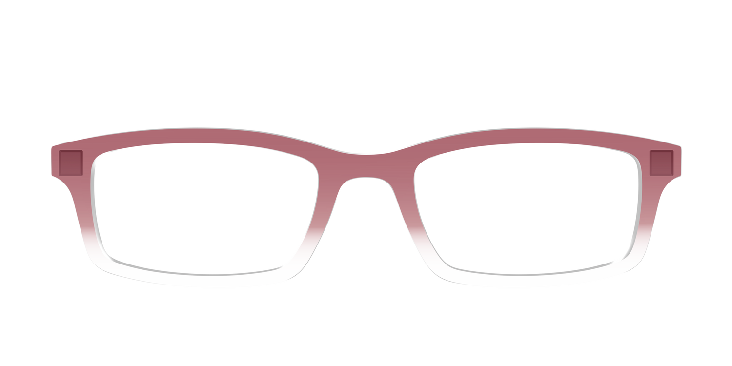 The Burgundy Gradient Crystal - Front Top Image - Pair Eyewear
