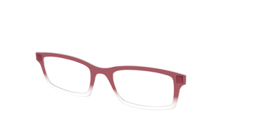 The Burgundy Gradient Crystal - Angle Top Thumbnail - Pair Eyewear
