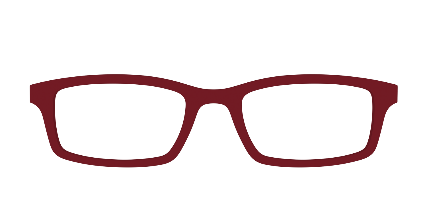 The Burgundy - Front Top Image - Pair Eyewear