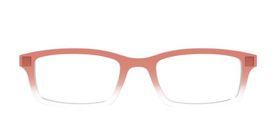 The Burnt Orange Gradient Crystal - Front Top Thumbnail - Pair Eyewear