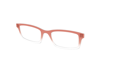 The Burnt Orange Gradient Crystal - Angle Top Thumbnail - Pair Eyewear