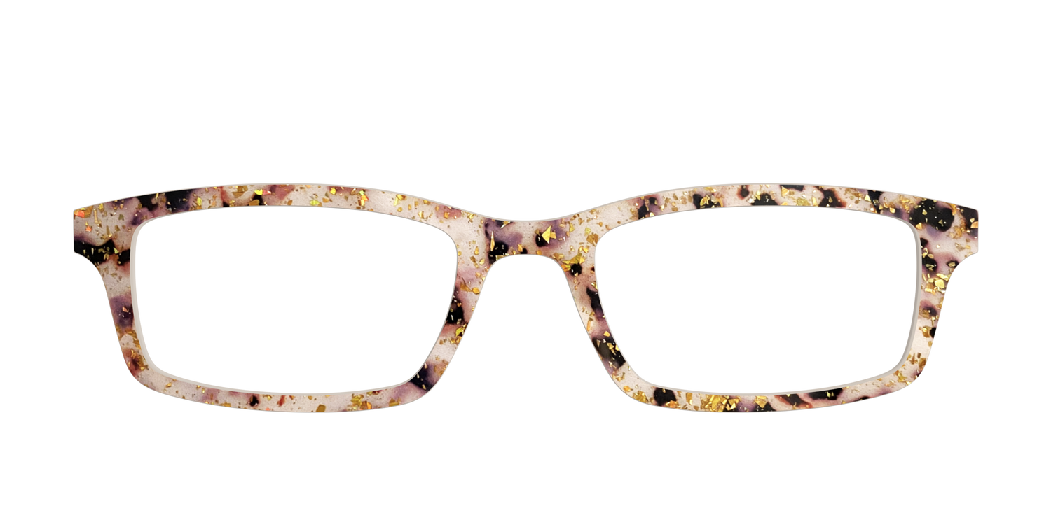 The Buttercream Tortoise with Gold Flakes - Front Top Image - Pair Eyewear