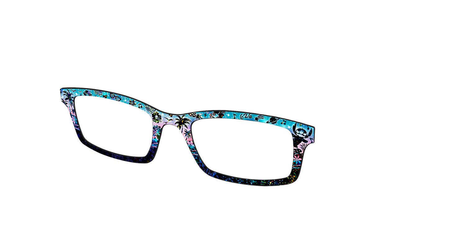 Catching Waves After Dark Holographic - Angle Top Image - Pair Eyewear