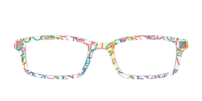 The Celebration Streamers Holographic Crystal - Front Top Thumbnail - Pair Eyewear