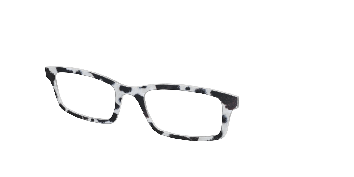 The Classic Cowhide - Angle Top Image - Pair Eyewear