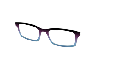 The Dark Magenta to Cerulean Gradient - Angle Top Thumbnail - Pair Eyewear