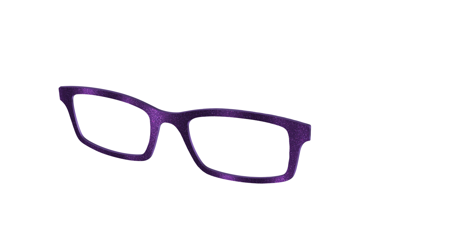 The Deep Purple Shimmer - Angle Top Image - Pair Eyewear