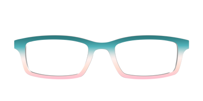 The Deep Sea to Pink Sand Gradient - Front Top Thumbnail - Pair Eyewear