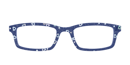 The Denim Heart Glitter Crystal - Pair Eyewear