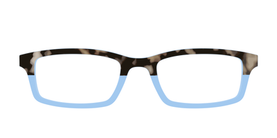 The Denim Tortoise Crystal Split - Front Top Thumbnail - Pair Eyewear