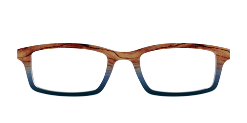 The Denim Woodgrain Split - Pair Eyewear