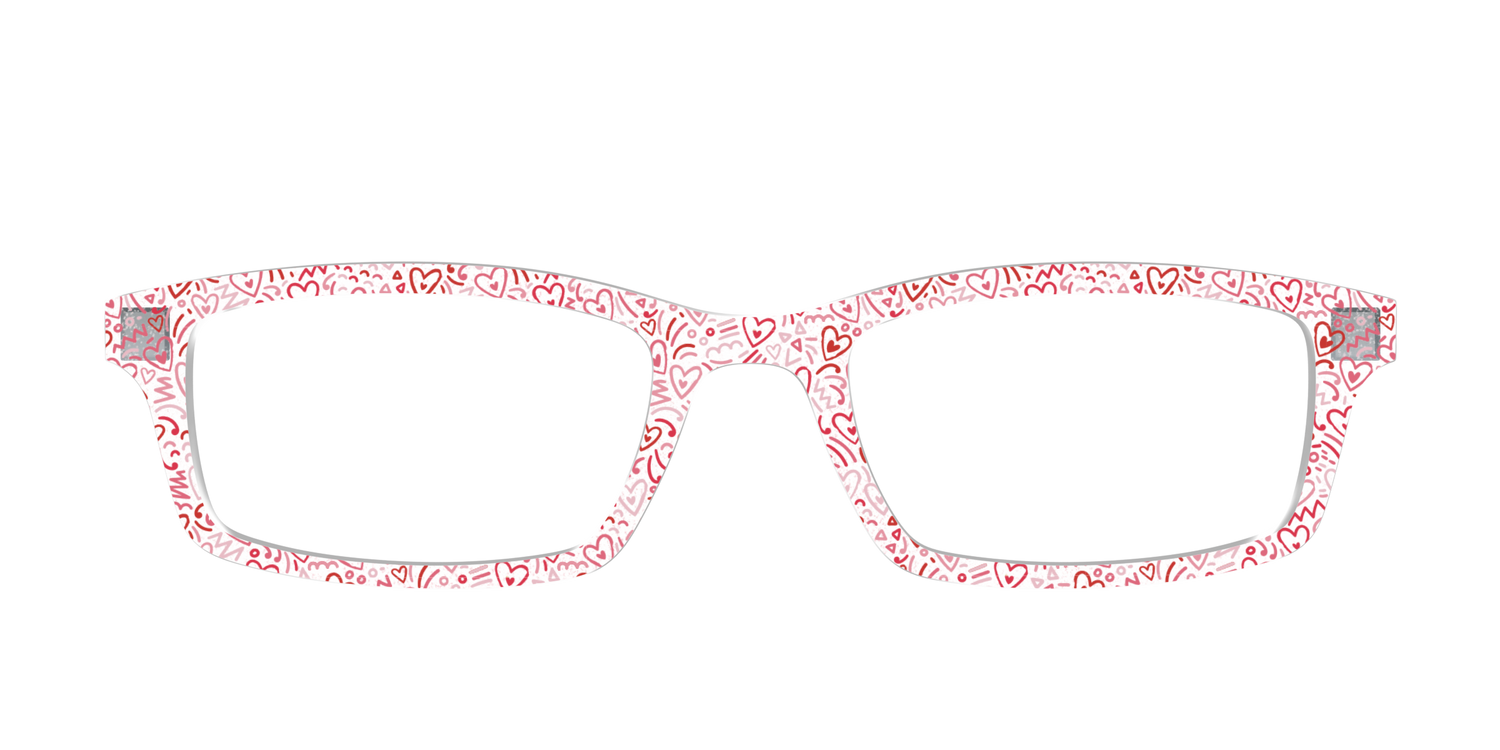 The Ditsy Doodles Glitter Crystal - Front Top Image - Pair Eyewear