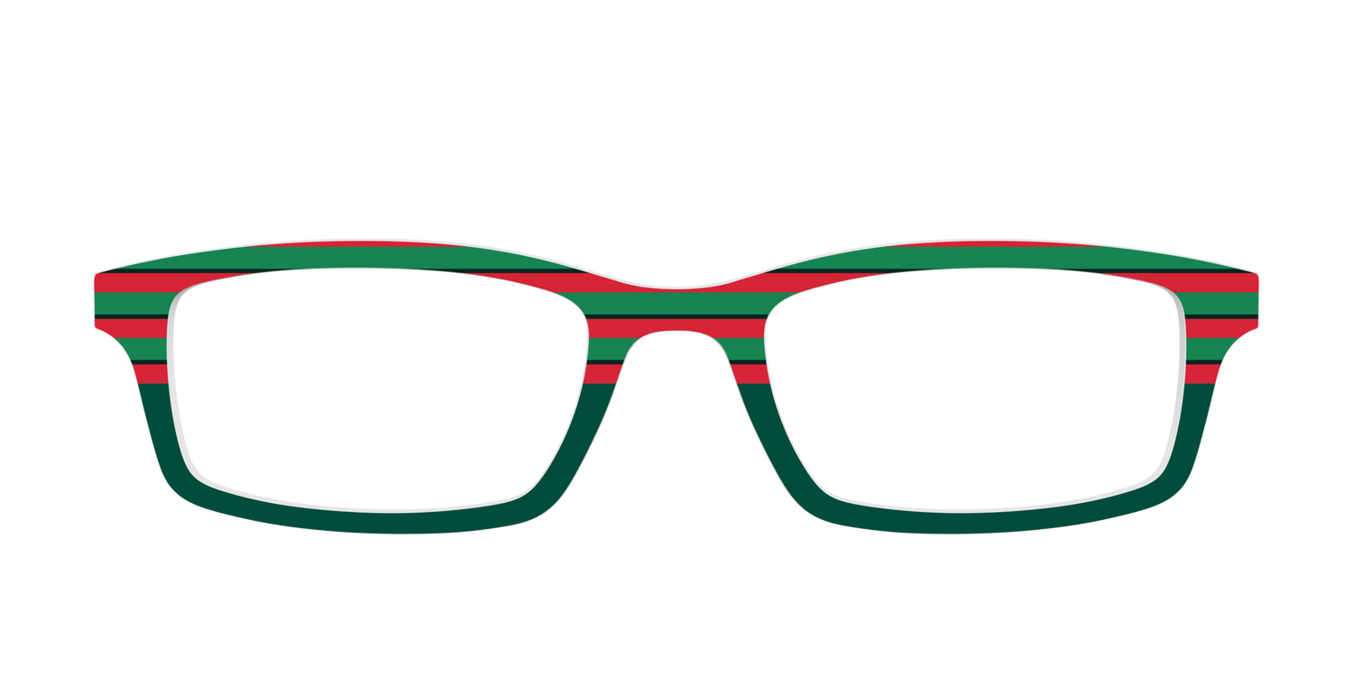 The Elf Stripes Split - Front Top Image - Pair Eyewear