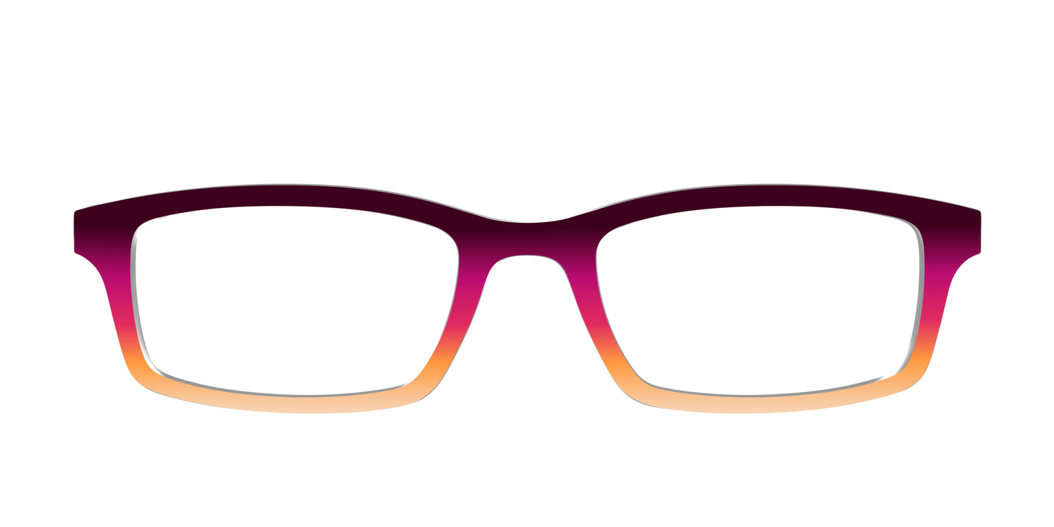 The Ember Gradient - Front Top Image - Pair Eyewear