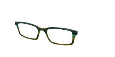 The Emerald Gradient Horn - Angle Top Thumbnail - Pair Eyewear