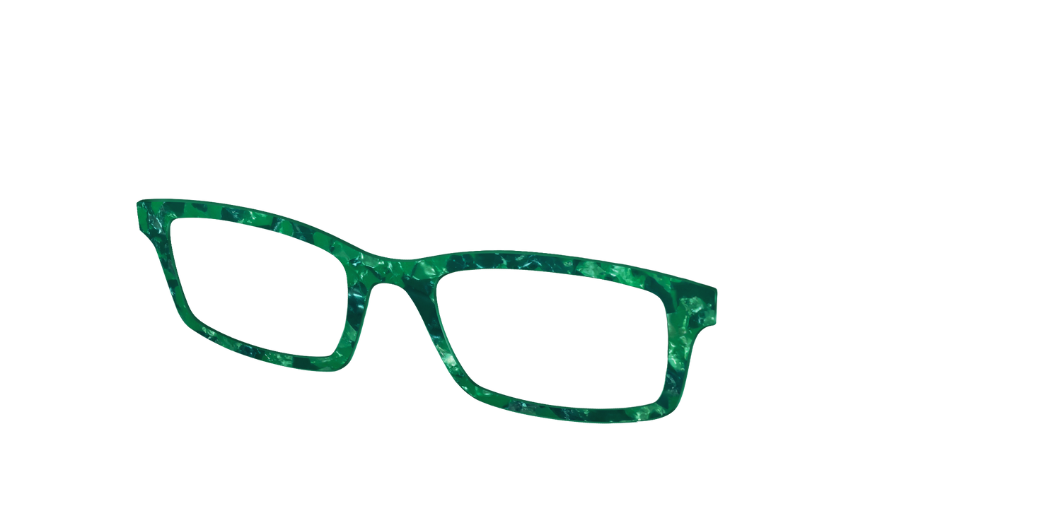 The Emerald Pearl Tortoise - Angle Top Image - Pair Eyewear