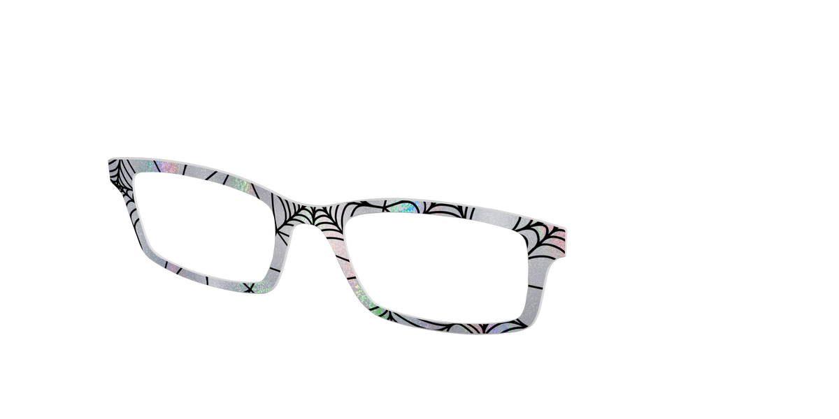 The Ethereal Iridescent Webs - Angle Top Image - Pair Eyewear
