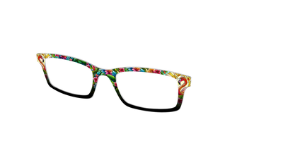 The Flamingo Stained Glass - Angle Top Thumbnail - Pair Eyewear