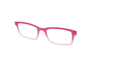 The Flamingo to Blush Gradient Crystal - Angle Top Thumbnail - Pair Eyewear