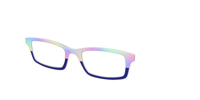 The Flashback Gradient Split - Angle Top Thumbnail - Pair Eyewear