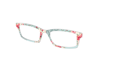 The Floral Patchwork - Angle Top Thumbnail - Pair Eyewear