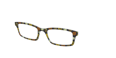 The Floral Skulls - Angle Top Thumbnail - Pair Eyewear
