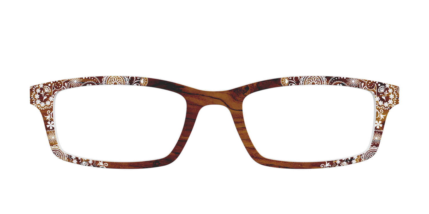 The Folk Melody Paisley - Front Top Image - Pair Eyewear
