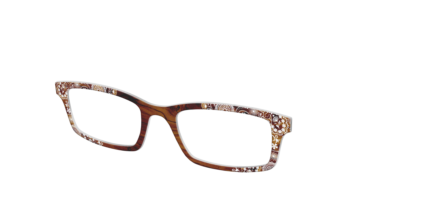 The Folk Melody Paisley - Angle Top Image - Pair Eyewear