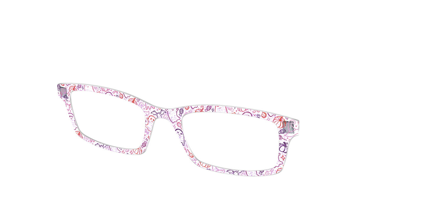 The Frightfully Fun Doodles Crystal - Angle Top Image - Pair Eyewear