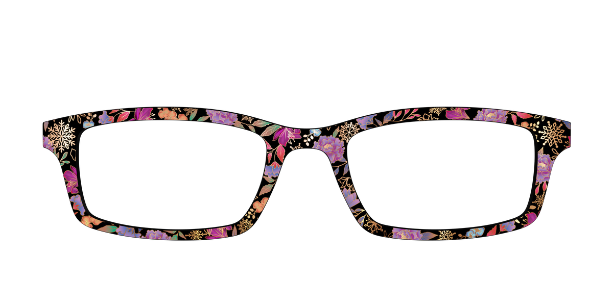 The Frosted Blossom Garden with Foil - Front Top Image - Pair Eyewear