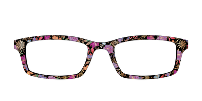 The Frosted Blossom Garden with Foil - Front Top Thumbnail - Pair Eyewear