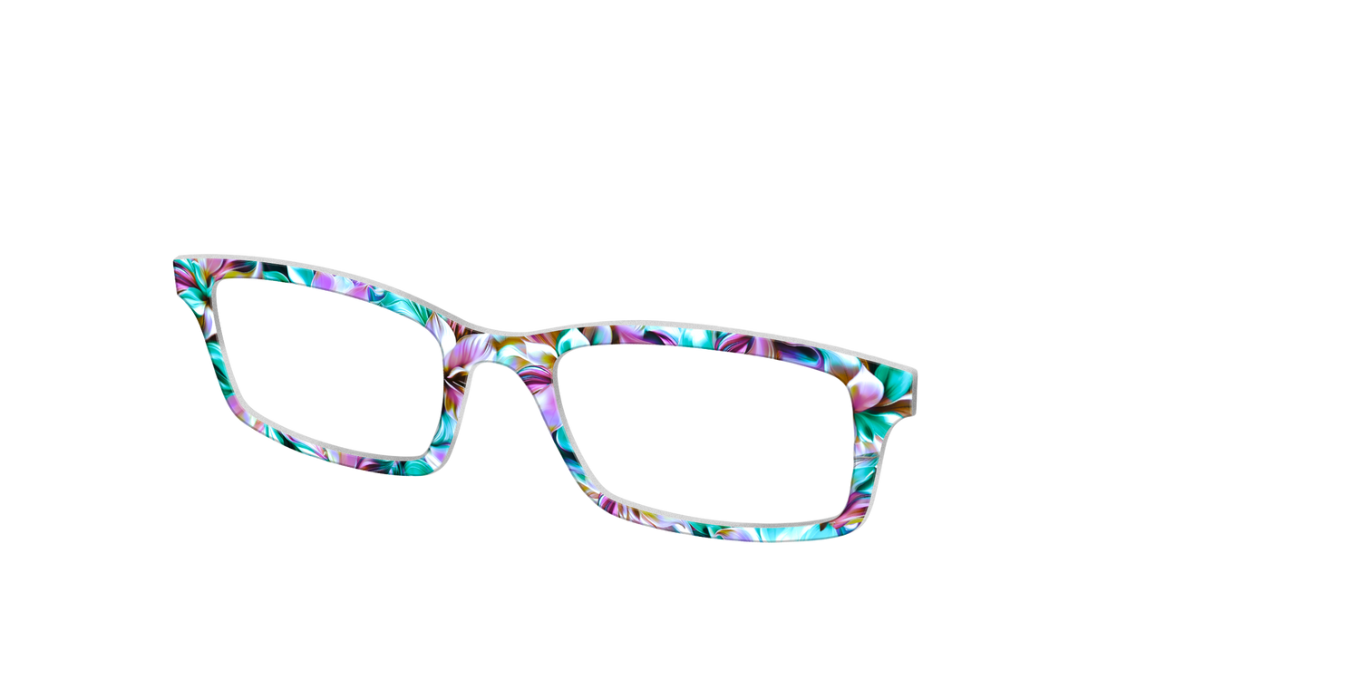 The Frosted Petals - Angle Top Image - Pair Eyewear