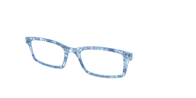 The Frosty Pearl Floral Crystal - Angle Top Thumbnail - Pair Eyewear