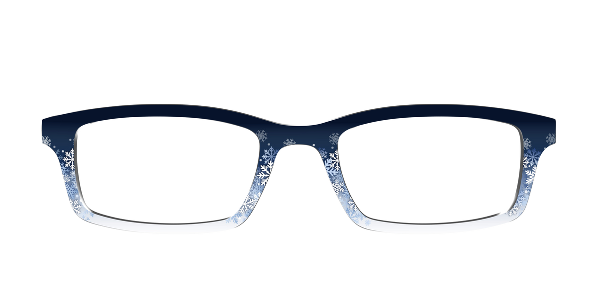The Frosty Snowflake Split - Front Top Image - Pair Eyewear