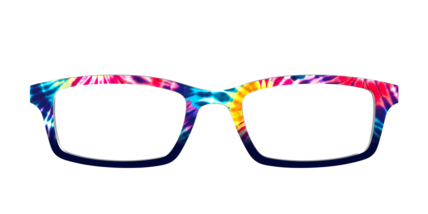 The Funky Tie-Dye - Front Top Image - Pair Eyewear