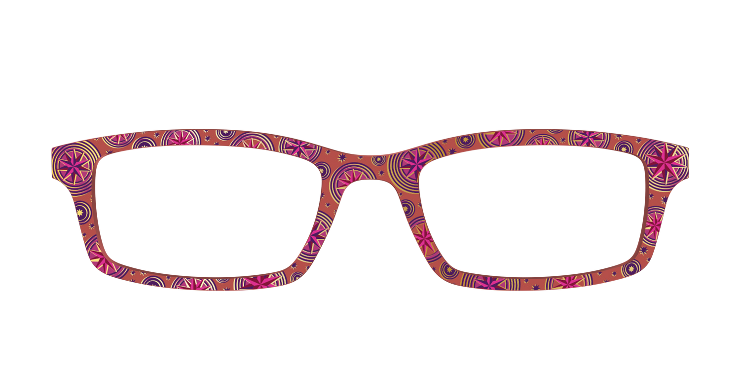 The Gold Foil Luna Lovegood™ - Front Top Image - Pair Eyewear