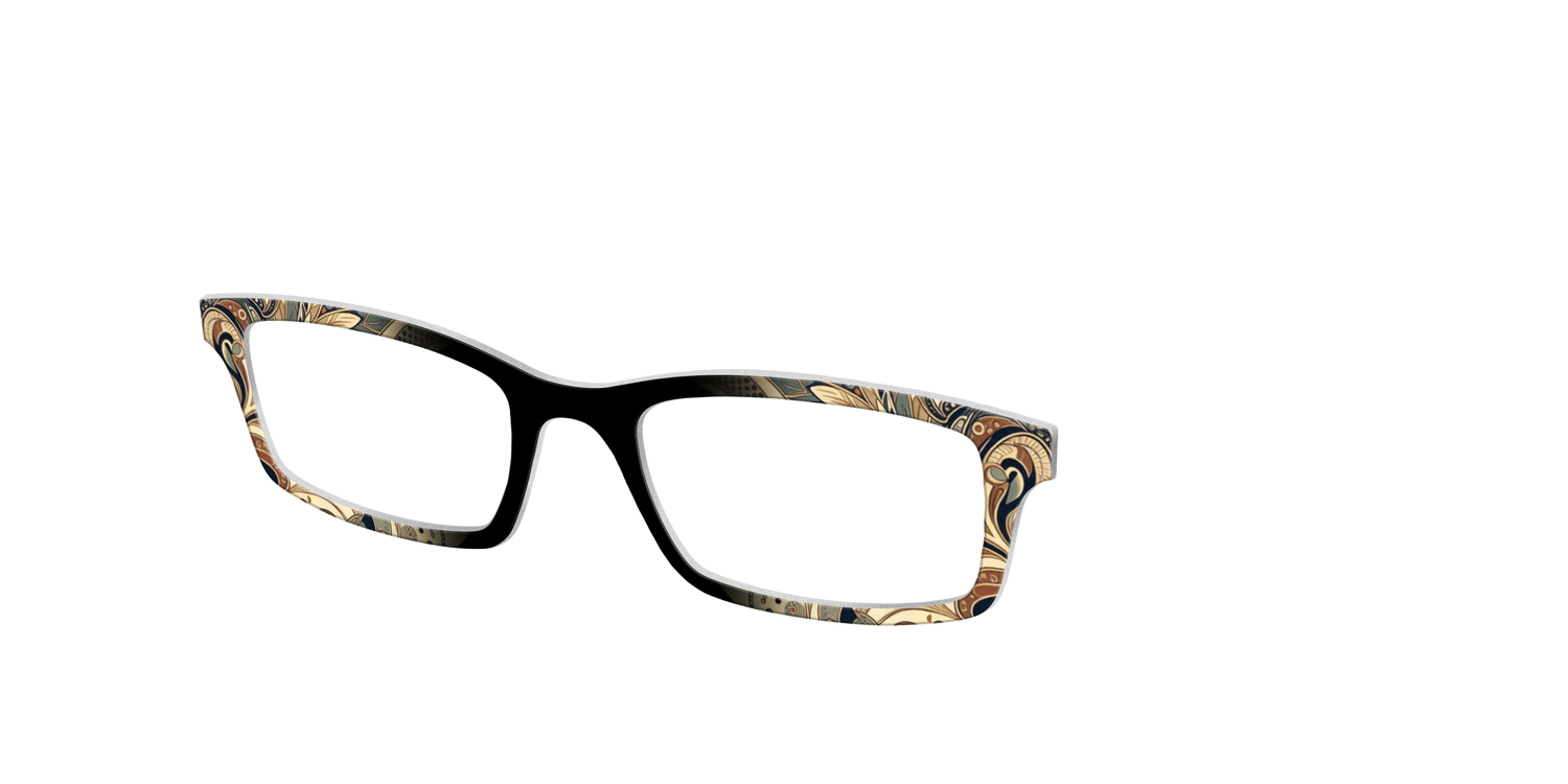 The Grand Paisley - Angle Top Image - Pair Eyewear