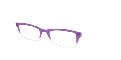 The Grape Gradient Crystal - Angle Top Thumbnail - Pair Eyewear