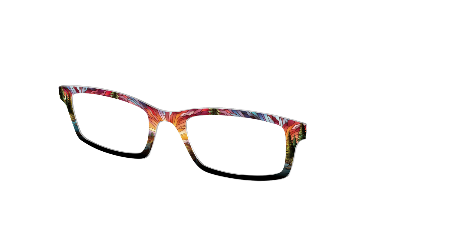 The Great Outdoors Stained Glass - Angle Top Image - Pair Eyewear