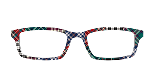 The Grunge Plaid Print Mix - Pair Eyewear
