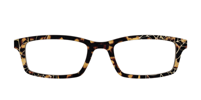 The Haunted Tortoise with Gold Foil Webs - Front Top Thumbnail - Pair Eyewear