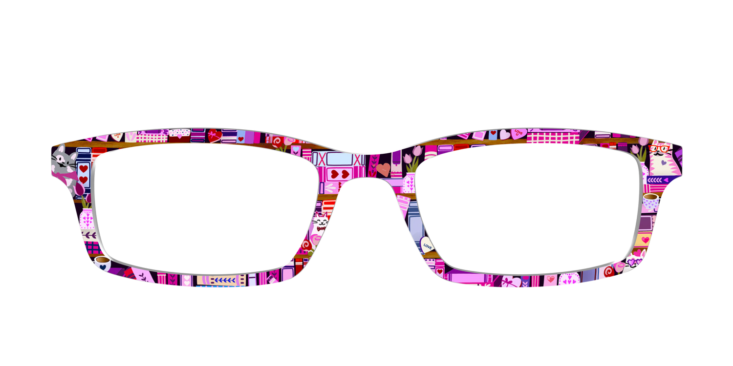 The Heartfelt Bookshelf - Front Top Image - Pair Eyewear