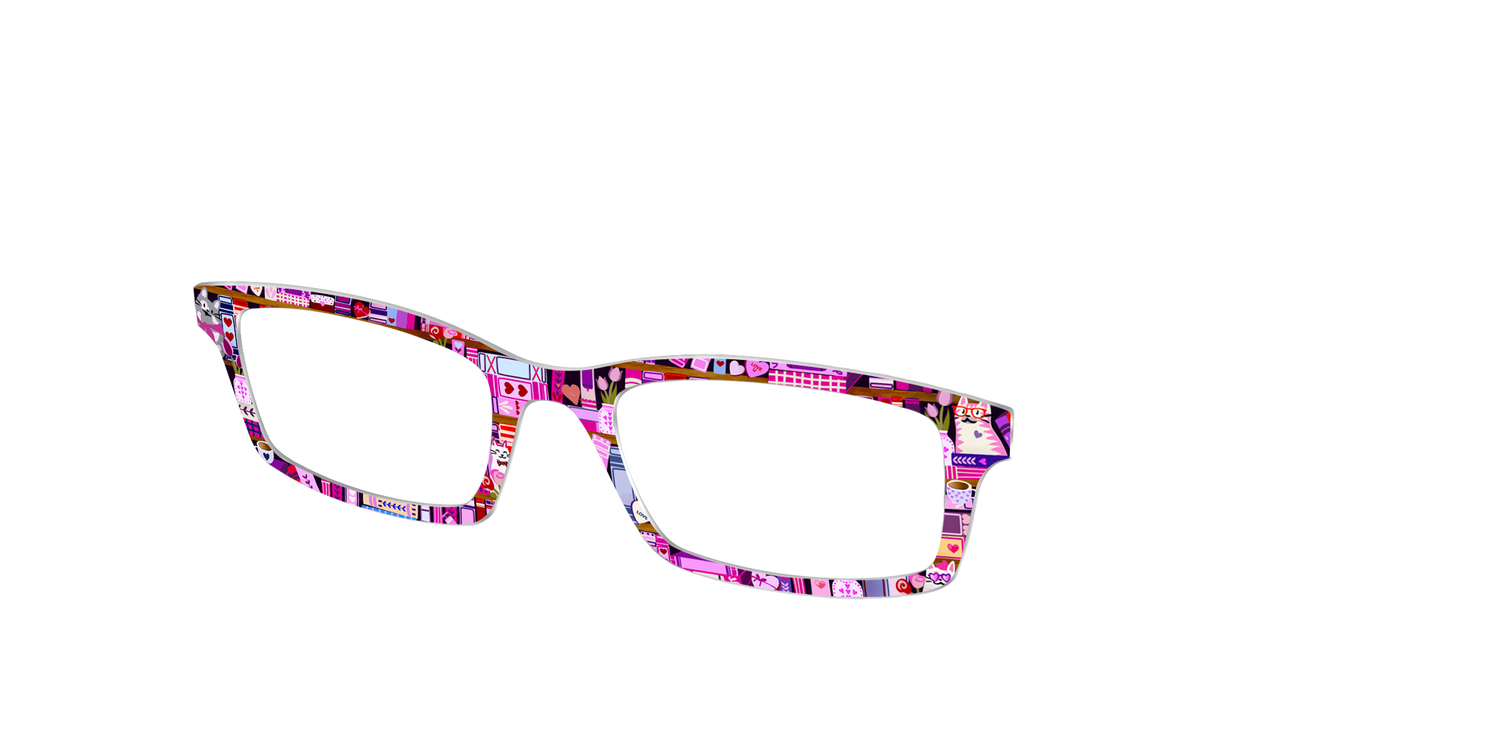 The Heartfelt Bookshelf - Angle Top Image - Pair Eyewear