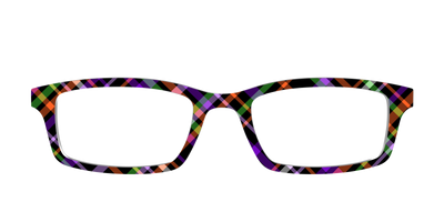 The Hexed Plaid - Front Top Thumbnail - Pair Eyewear