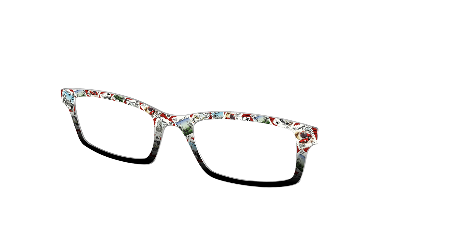 The Hogwarts™ Stamps - Angle Top Image - Pair Eyewear