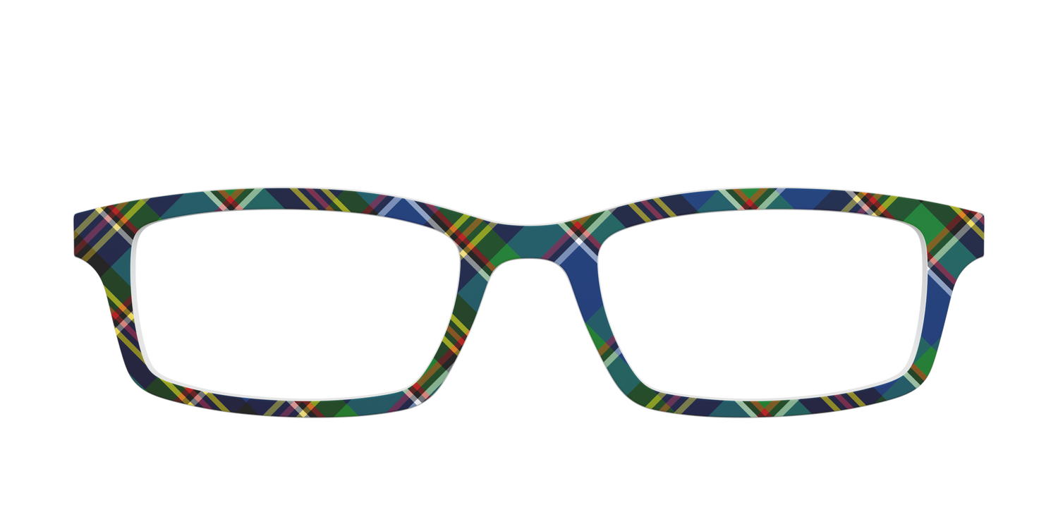The Holiday Plaid - Front Top Image - Pair Eyewear
