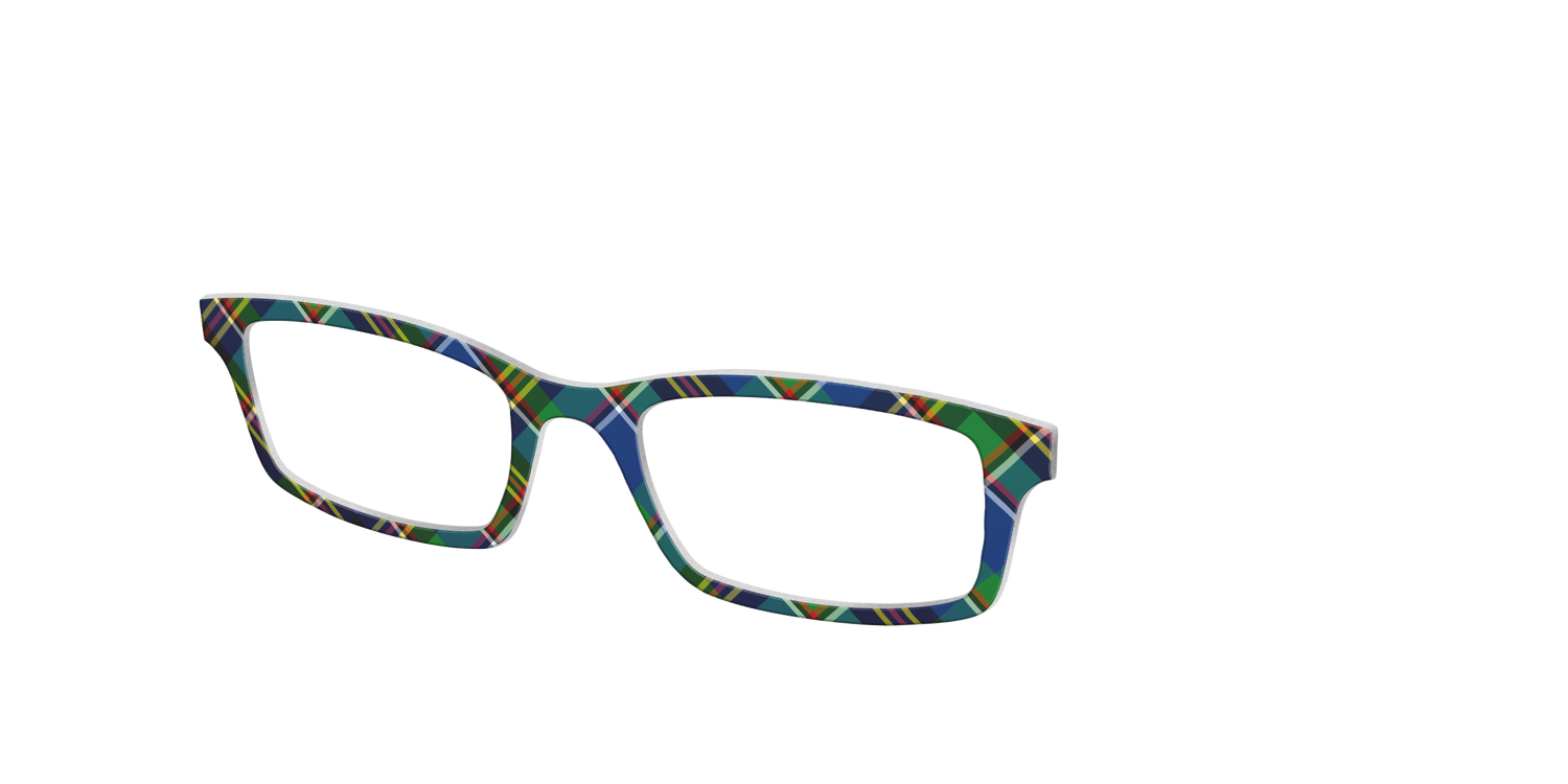 The Holiday Plaid - Angle Top Image - Pair Eyewear