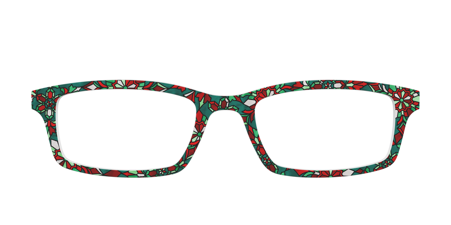 The Holiday Stained Glass - Front Top Image - Pair Eyewear